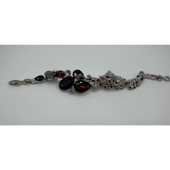 Vintage Jeweled Panther Bracelet - Picture 3 of 3